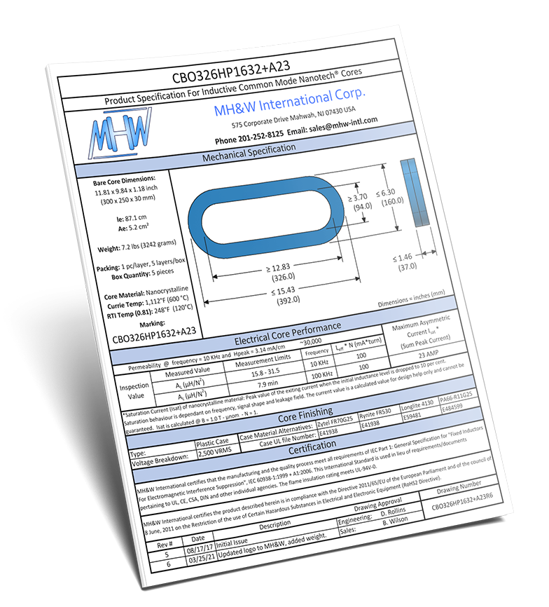 CBO326HP1632+A23 Datasheet