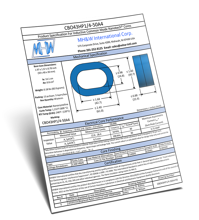 CBO43HP1/4-50A4 Datasheet