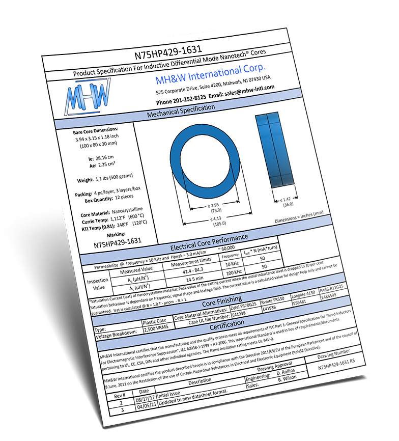 N75HP429-1631 Datasheet